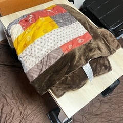 【最終値下げ！！
】110×75 こたつテーブル 美品／高さ調整可能！の画像