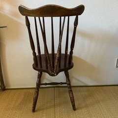 アンティーク椅子　カリモク　キツツキの画像