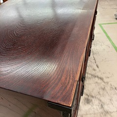 中古品　岩谷堂箪笥　サイドボード　デザイン良い　飾り棚　20万以上の品　150cm 公田店の画像