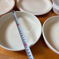 大きめ皿4枚電子レンジ調理器具の画像
