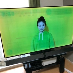【焼き付き有】　panasonic 有機ELテレビ　65インチ　2017年製の画像