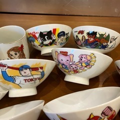 １つ¥600　レトロ 昭和レトロ お茶碗 茶碗 湯呑み コップの画像