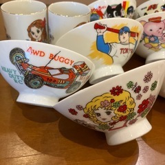 １つ¥600　レトロ 昭和レトロ お茶碗 茶碗 湯呑み コップの画像