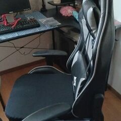 Zimous ゲーミングチェア オフィスチェア リクライニングチェア 肘掛付 伸縮可能の画像