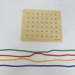 PYGLI ピグマリオン ひももよう 空間把握能力・指先調整能力の育成 お手本集付 知育玩具の画像