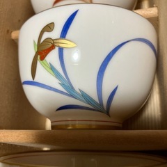 香蘭社の湯呑　5客セットの画像