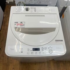 リサイクルショップどりーむ鹿大前店　No.2188 洗濯機　SHARP　2020年製　4.5㎏容量　の画像