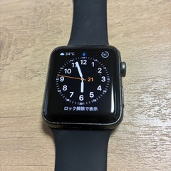 Apple Watch Series 3 42mm GPSモデル スペースグレイアルミニウムケース　中古の画像