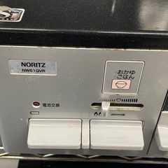 【中古】 ¥8,800 ノーリツ　二口ガスコンロ　水なし両面グリル【IG063】の画像