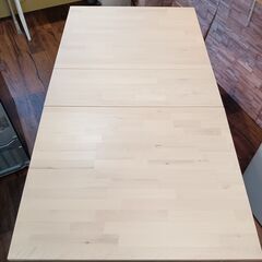IKEA　NORDEN　ゲートレッグテーブル　折りたたみテーブル　作業台　イケア　ノールデン　定価39900円　サイズ（約）幅153（32.5）×奥80×高74　　■近隣配送無料 買取GO‼　栄和店　の画像