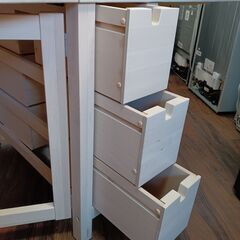 IKEA　NORDEN　ゲートレッグテーブル　折りたたみテーブル　作業台　イケア　ノールデン　定価39900円　サイズ（約）幅153（32.5）×奥80×高74　　■近隣配送無料 買取GO‼　栄和店　の画像