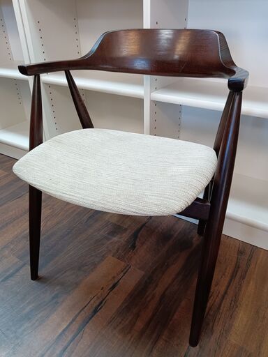 【柏木工】ヴィンテージ ダイニングチェア 椅子　アームチェア　アンティーク D 柏木工 アームチェア アンティーク ダイニングチェア 肘掛け 大塚家具