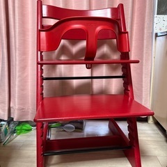 ストッケ ハイチェア トリップラップ ベビーガード付き の画像
