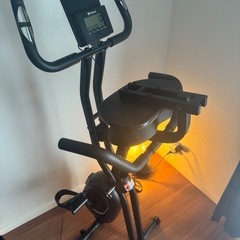 STEADY フィットネスバイク 心拍数計測 折りたたみ式 背もたれ付き 静音 小型 STEADY(ステディ) ST120 エアロバイクの画像