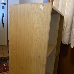 カラーボックス2個セット　難あり
の画像