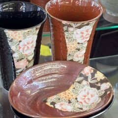 【ジャングルジャングル守口店】加賀友禅　食器セットの画像