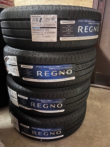 タイヤ、ホイール REGNO GR-Leggera 165/55R15 75V