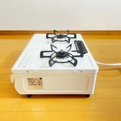 【美品】リンナイ ガステーブル（グリル付き）ET34NJH4-Wの画像