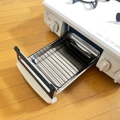 【美品】リンナイ ガステーブル（グリル付き）ET34NJH4-Wの画像