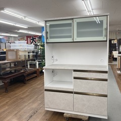 ジモティー限定価格！S735⭐ 三環ジャパン キッチンボード シェリル 幅119.5cm USED 綺麗の画像