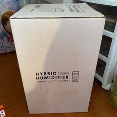 新品未開封 上部給水ハイブリッド加湿器の画像