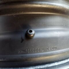 ジムニー ホイル 4本 深リム  23日から24日まで即日取り引き限定13000円の画像