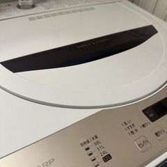 【最終値下げ】洗濯機　シャープ の画像