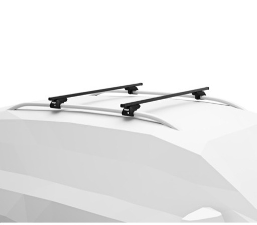 THULEベースキャリアスチールスクエアバー2本セット118cm TH7122