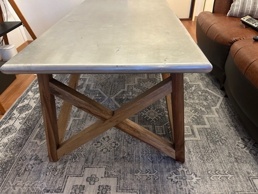 WTW ダブルティー マーベリックス コーヒーテーブル アル ミ ローテーブル