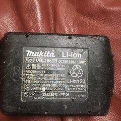 マキタ用バッテリーの画像