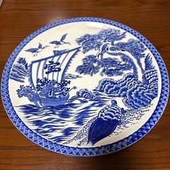 専用　古七宝　和物　鶴図大皿　タエチ　口径30.5㎝　東里7-0712⭐︎2F 専用 古七宝 和物 鶴図大皿 タエチ 口径30.5㎝ 東里7-0712⭐︎2F