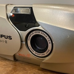OLYMPUS miuII μ[mju:]-II MULTI AF/ALL-WEATHER 35mm 1:2.8 コンパクトカメラ2 フィルム オリンパス カメラ 中古 の画像