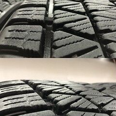 【BS BLIZZAK DM-V3 225/55R18】スタッドレス【スバル SJフォレスター 純正ホイール 18インチ 7J5HPCD100+48】23年製 バリ溝　(STC007)の画像