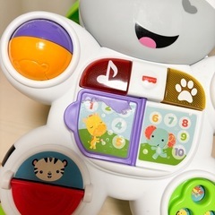 マテル Mattel フィッシャープライス　おして！しまうまくんのバイリンガル・ウォーカー 対象年齢：6ヶ月～3歳 DNY98の画像