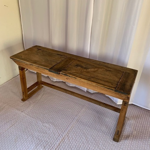 最終処分セール‼️70%オフ‼️アンティークスクールデスク　机