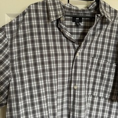 H&M メンズ チェックシャツ  の画像