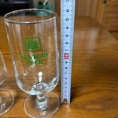【未使用】サントリーbeer2個&ワイングラスの画像