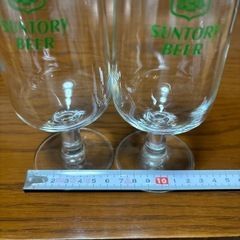【未使用】サントリーbeer2個&ワイングラスの画像