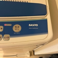 洗濯機　サンヨー　7キロ　2010年製の画像