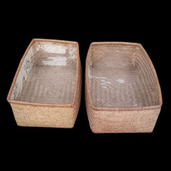 (中古)レトロ 行李(小)‐Pの画像