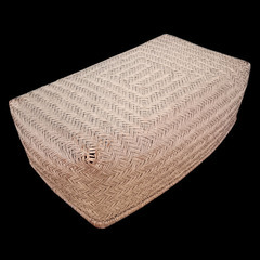 (中古)レトロ 行李(小)‐Pの画像