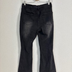 Dazy ブラックデニム フレアパンツの画像