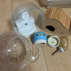ハムスターケージ600＋その他用品の画像