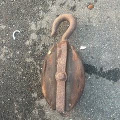 古い滑車の画像