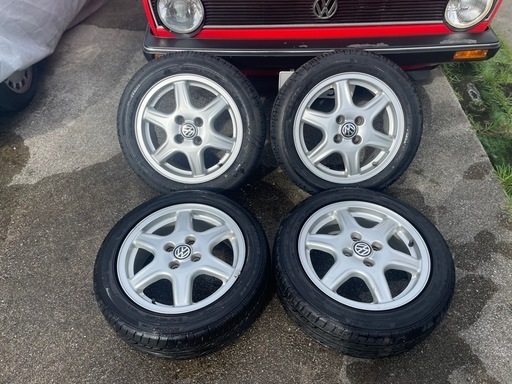 バリ山　VW純正　BBS RD070 15×6J ET45 185/55R15