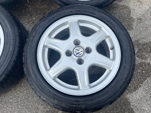 バリ山　VW純正　BBS RD070 15×6J ET45 185/55R15
