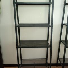 【お話中】IKEA　棚　ラック×2　シェルフ　ダークグレーの画像
