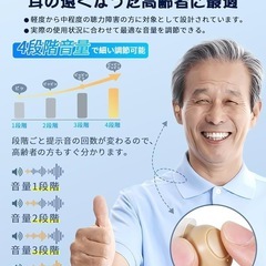 集音器 高齢者 音量増幅UP ノイズ低減 高齢者集音器 音声拡聴器 イヤホンの画像