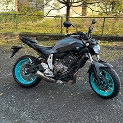Yamaha MT-07 ブラック/ターコイズの画像
