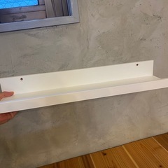 IKEA 飾り棚 MOSSLANDA ホワイト 3本セットの画像